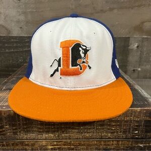 Durham Bulls New Era Fitted Hat Size 7 Minor League Baseball Cap 59Fifty